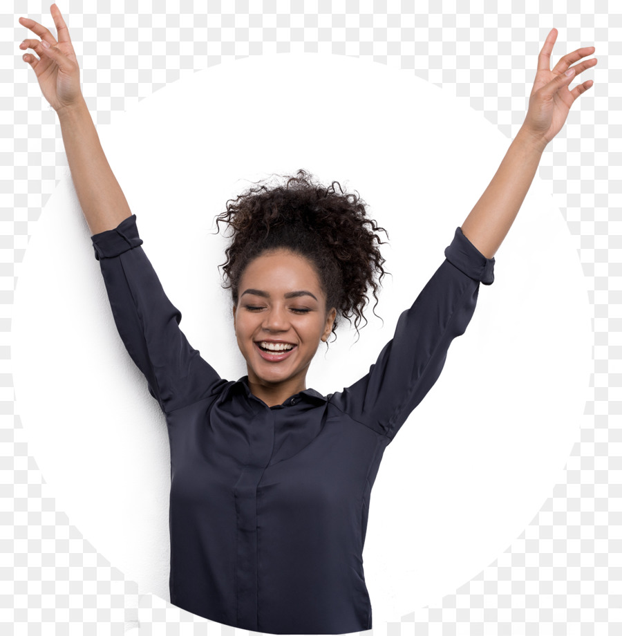 Mujer Feliz，Sonriente PNG