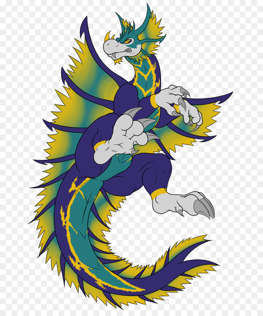 Dragón Azul，Fantasía PNG