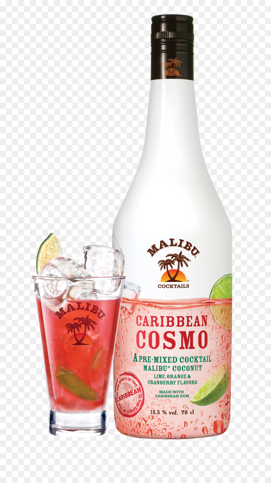 Malibú Caribe Cosmo，Cóctel PNG