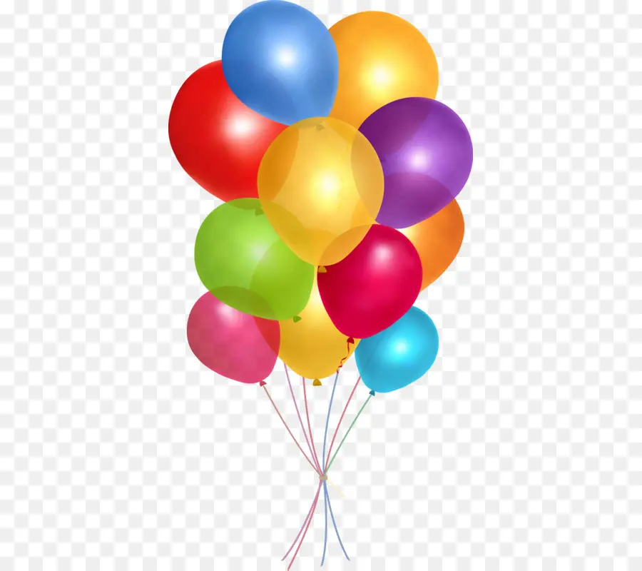 Globos Coloridos，Rojo PNG