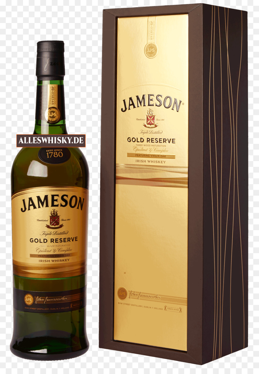 Reserva De Oro Jameson，Botella PNG