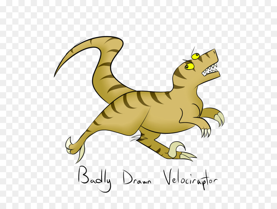 Velociraptor，Dibujo PNG