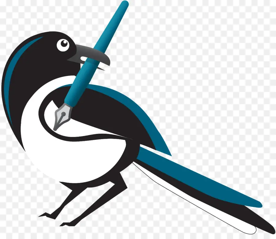 Pájaro Con Pluma，Escribiendo PNG