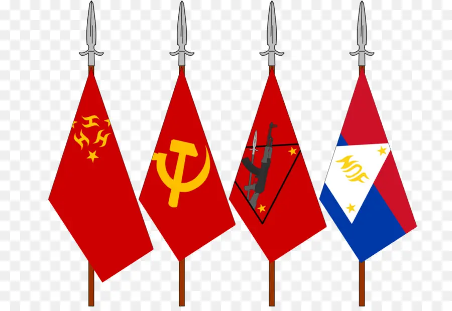 Banderas Rojas，Símbolos PNG