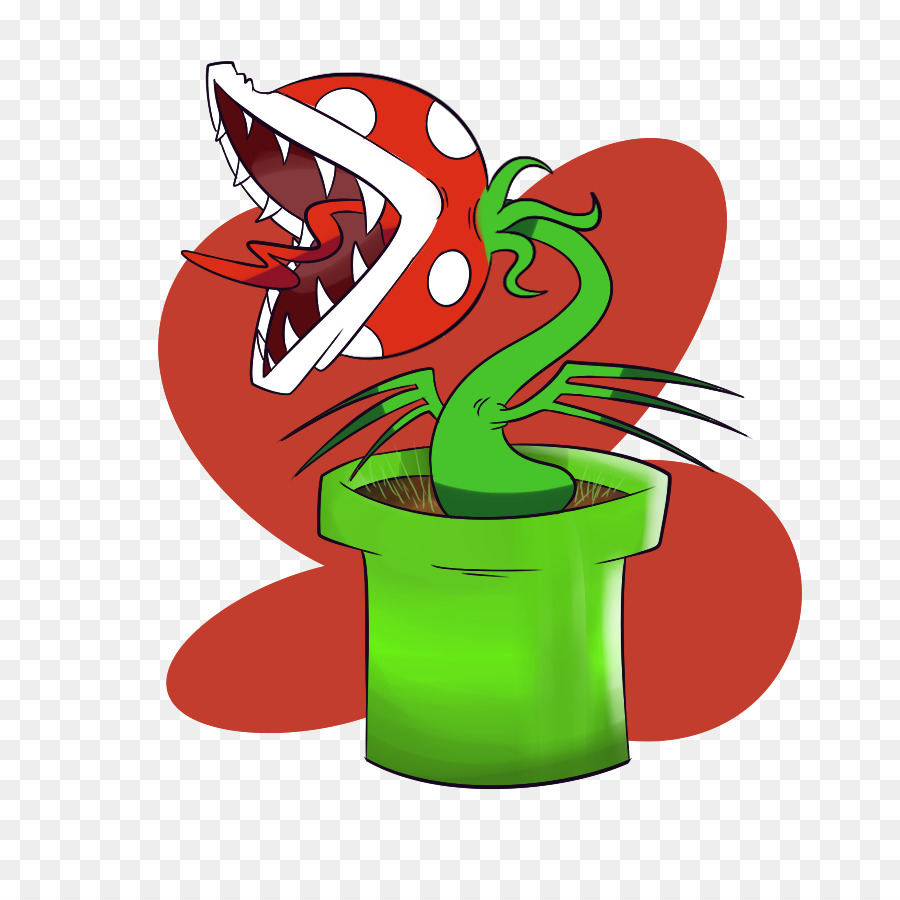 Planta Piraña，Dibujos Animados PNG