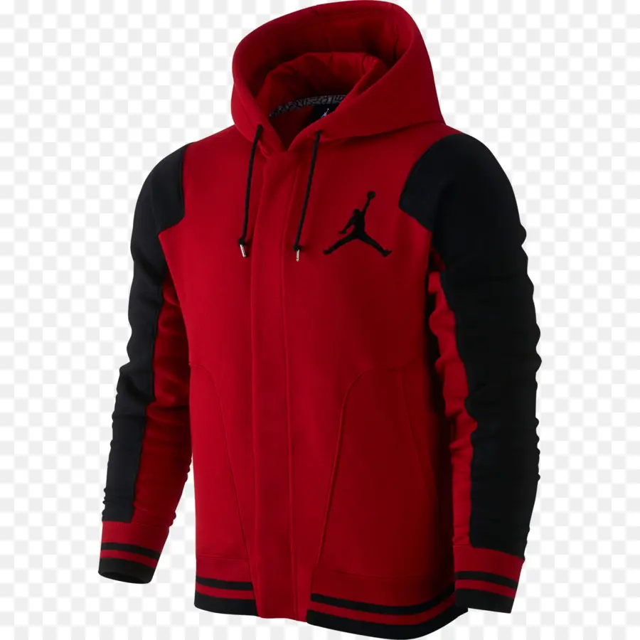 Chaqueta En Negro Y Rojo，Sudadera PNG