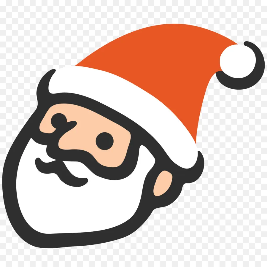 Cara De Papá Noel，Navidad PNG