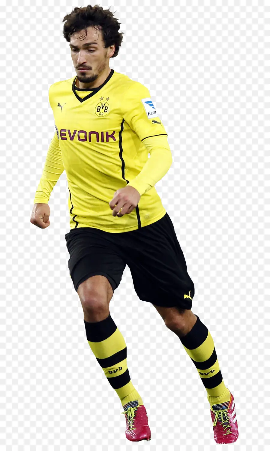 Jugador De Fútbol Con Camiseta Amarilla，Borussia Dortmund PNG