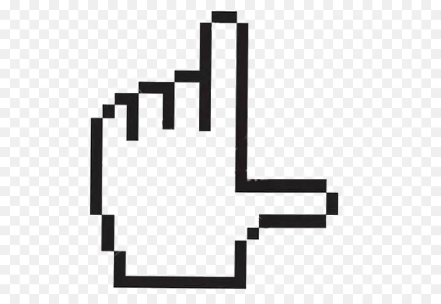 Mano De Píxel，Cursor PNG