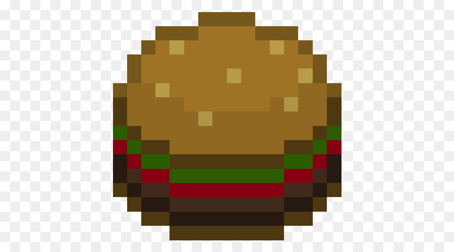 Hamburguesa Pixelada，Comida Rápida PNG