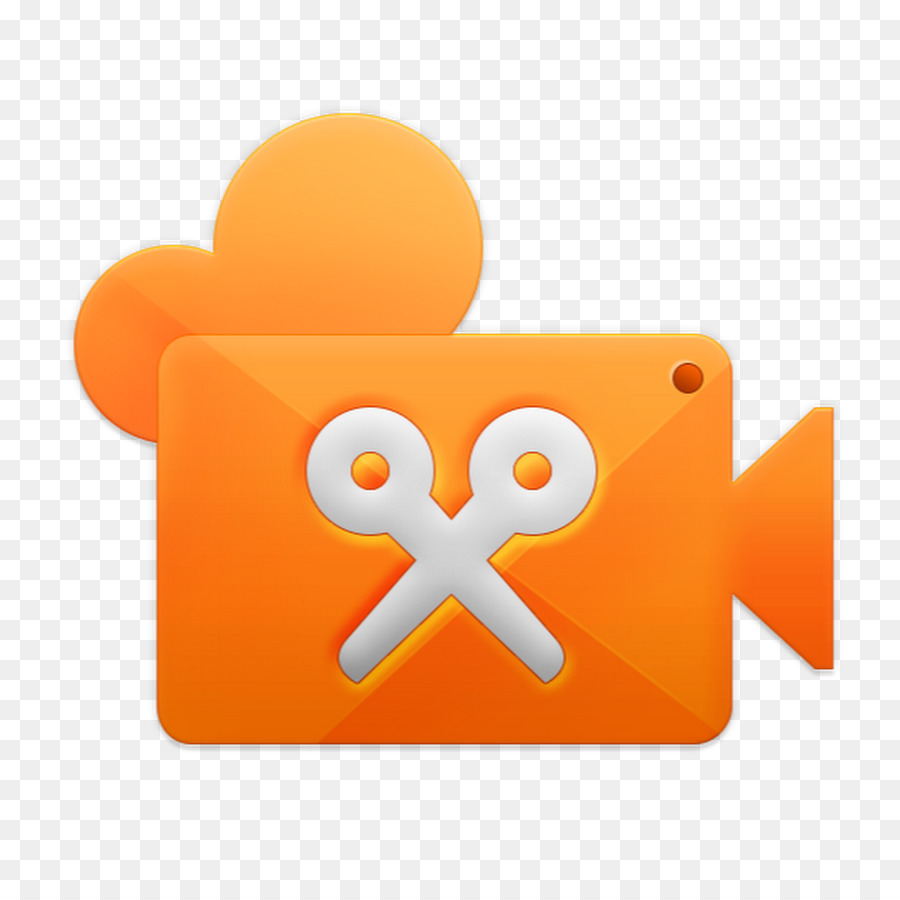 Icono De Edición De Vídeo，Naranja PNG