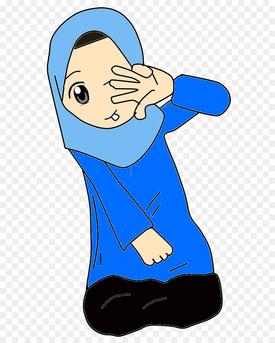 Chica En Hijab，Dibujos Animados PNG