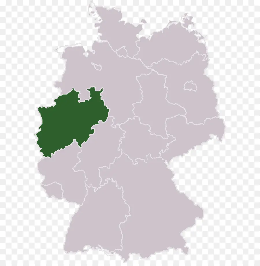 Norte De Rhine Westphalia，Estados De Alemania PNG