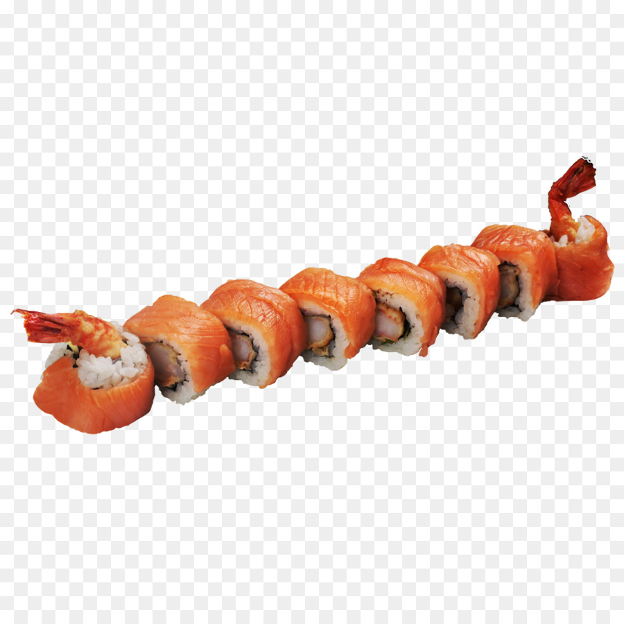 Rollos De Sushi De Salmón，Japonés PNG