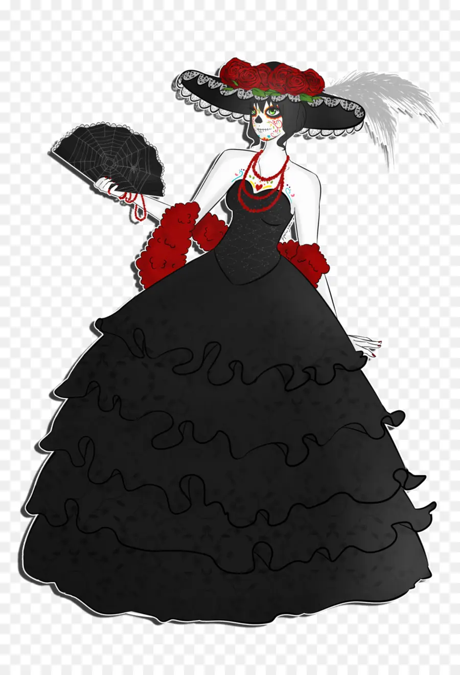 La Calavera Catrina，Calavera PNG