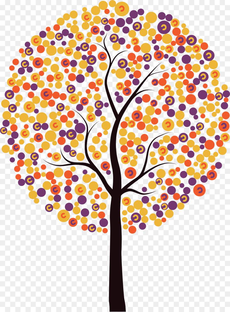 árbol Colorido，Árbol PNG