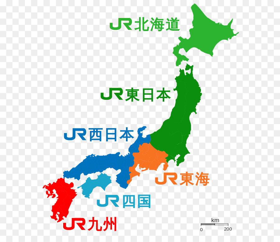 Japón，Mapa PNG