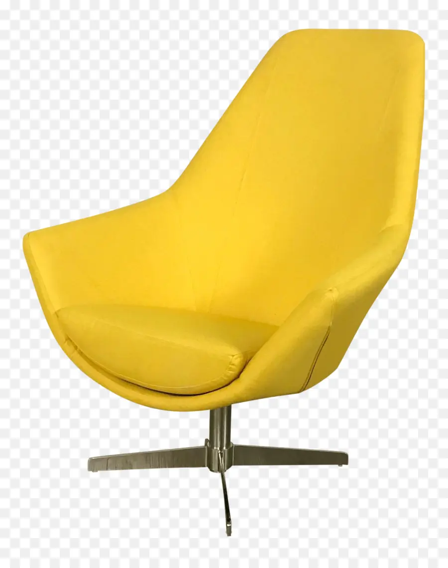 Silla Moderna Amarilla，Silla PNG