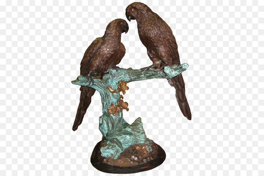 Escultura De Bronce，Parrot PNG