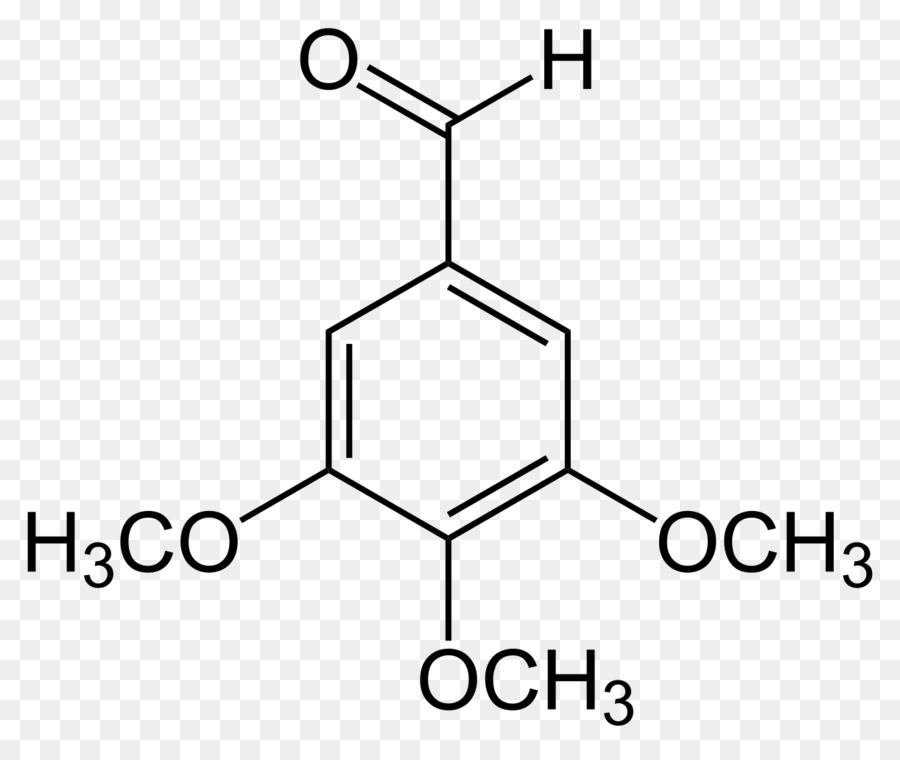 345trimethoxybenzaldehyde，Siringaldehído PNG