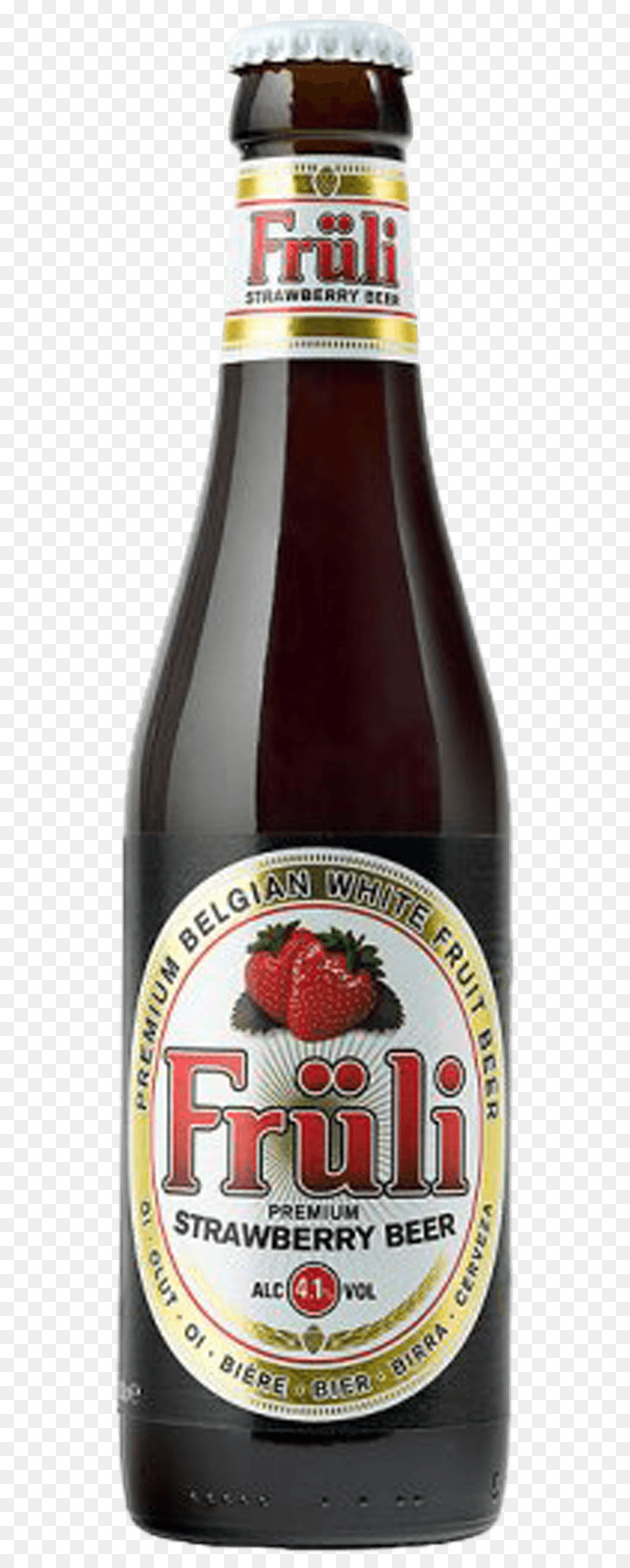 Cerveza Fruli，Botella PNG