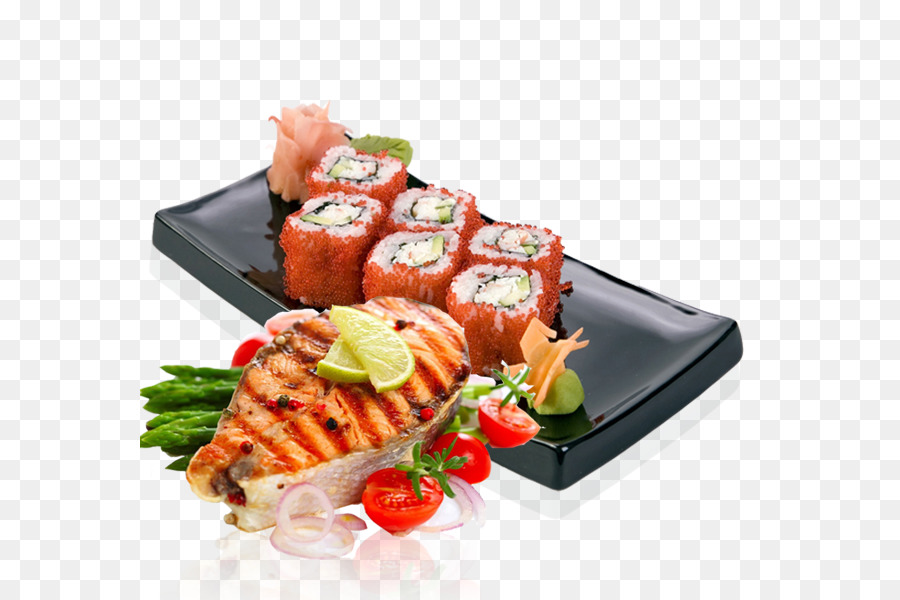 Sushi Y Pescado A La Parrilla，Japonés PNG