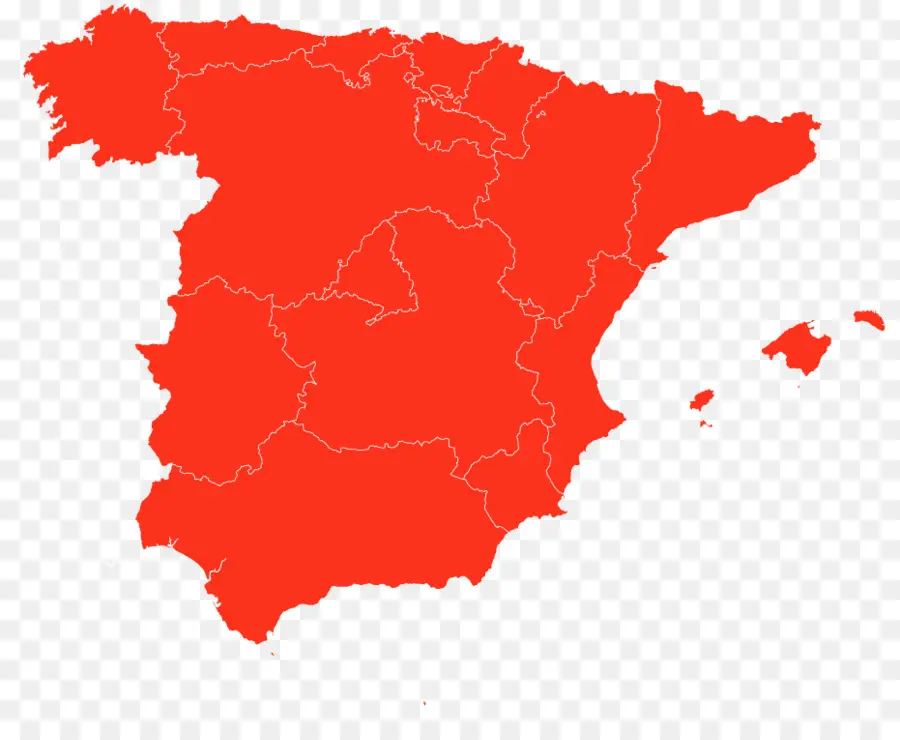 Mapa De España，País PNG