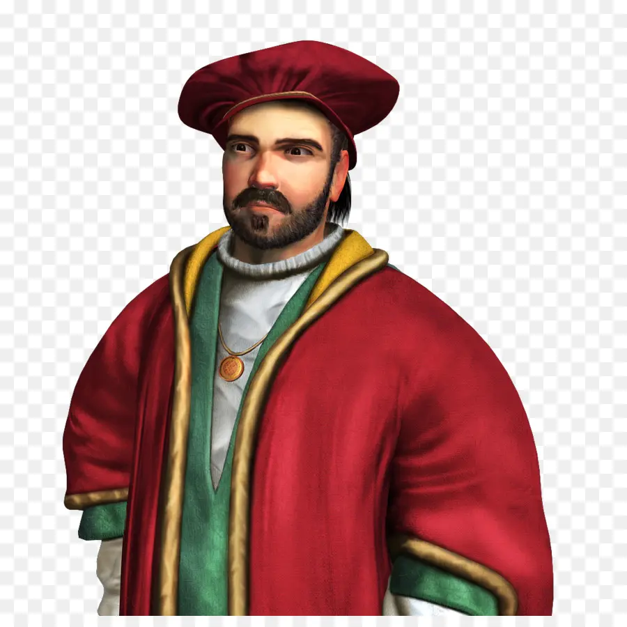 Hombre Del Renacimiento，Rojo PNG