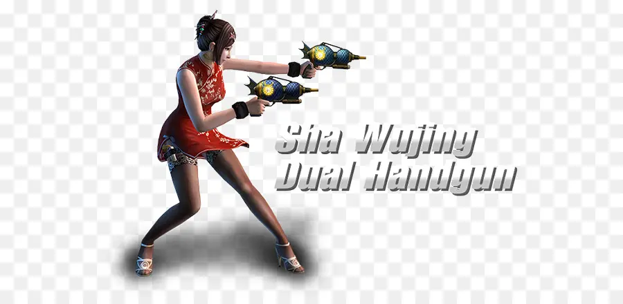 Sha Wujing，Pistolas Duales PNG