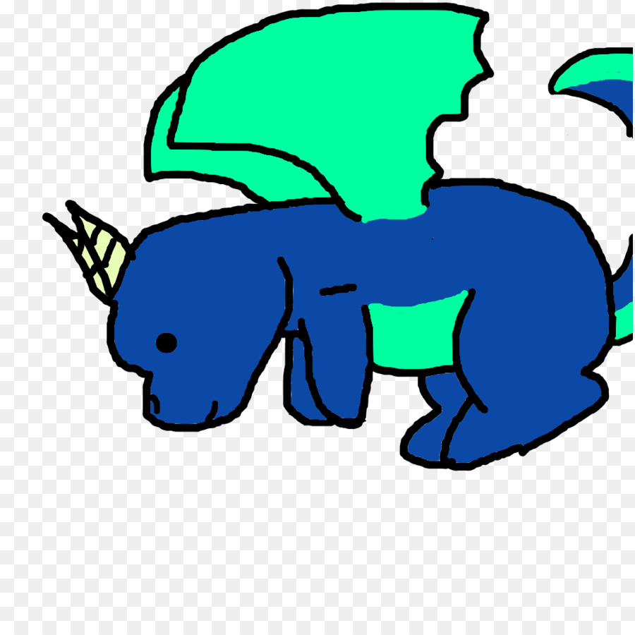 Dragón Azul，Lindo PNG