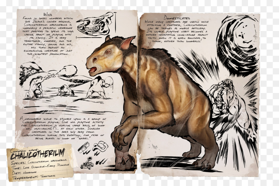 Arca De Supervivencia Evolucionado，Pachyrhinosaurus PNG