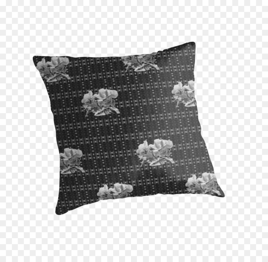 Almohada En Blanco Y Negro，Almohadón PNG