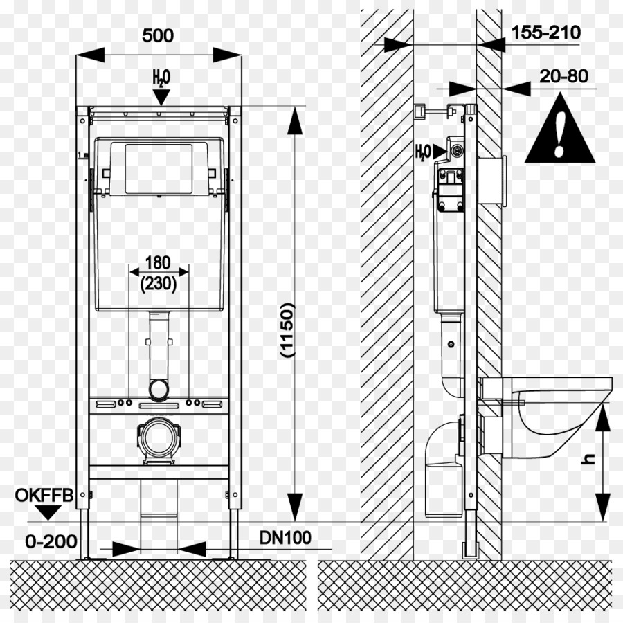 Plan De Piso，Inodoro PNG