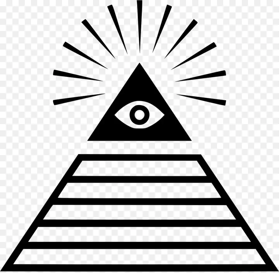 Símbolo Illuminati，Pirámide PNG