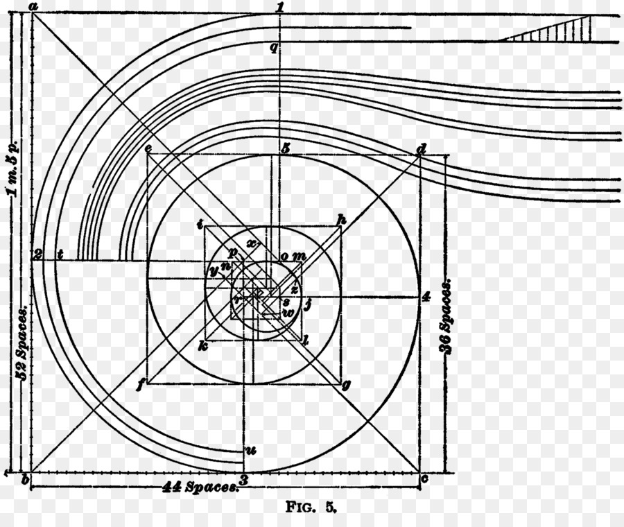 Dibujo Geométrico，Espiral PNG