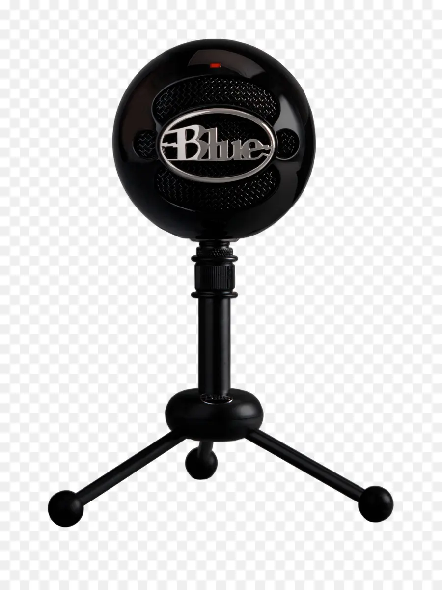 Micrófono，Azul Micrófonos De Bola De Nieve PNG