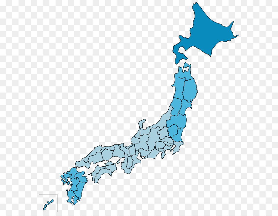 Mapa De Japón，Región PNG