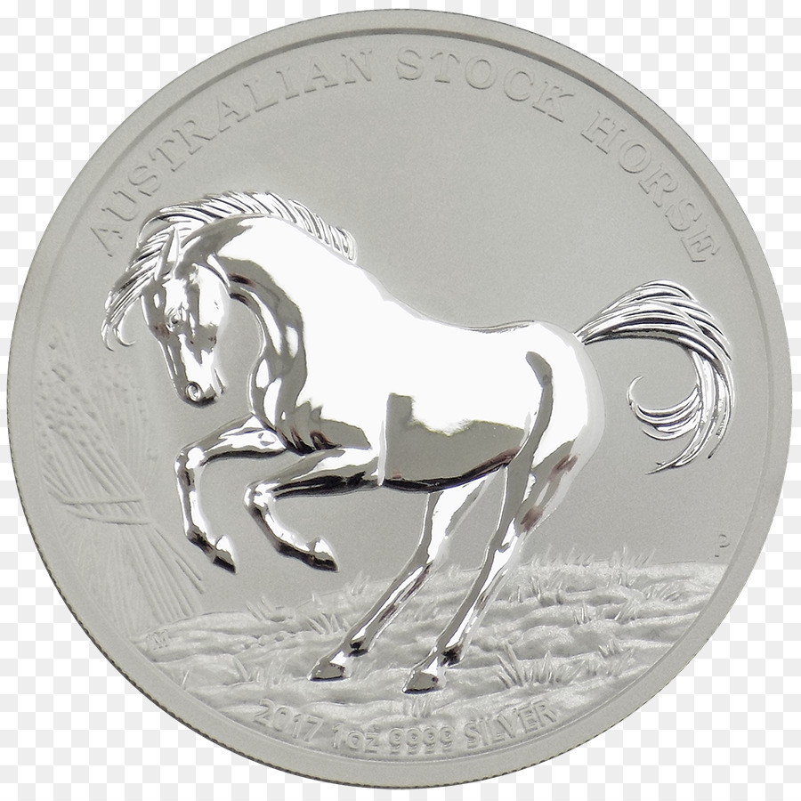 Moneda De Plata，Caballo PNG