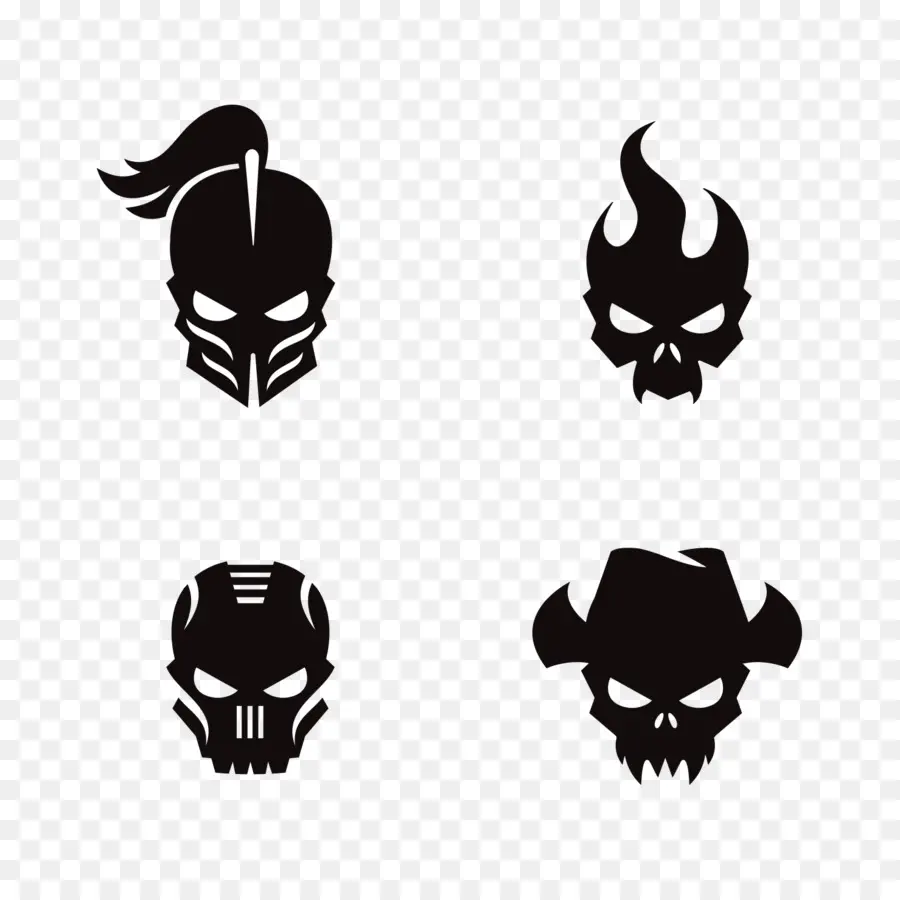 Iconos De Calavera，Simbolos PNG