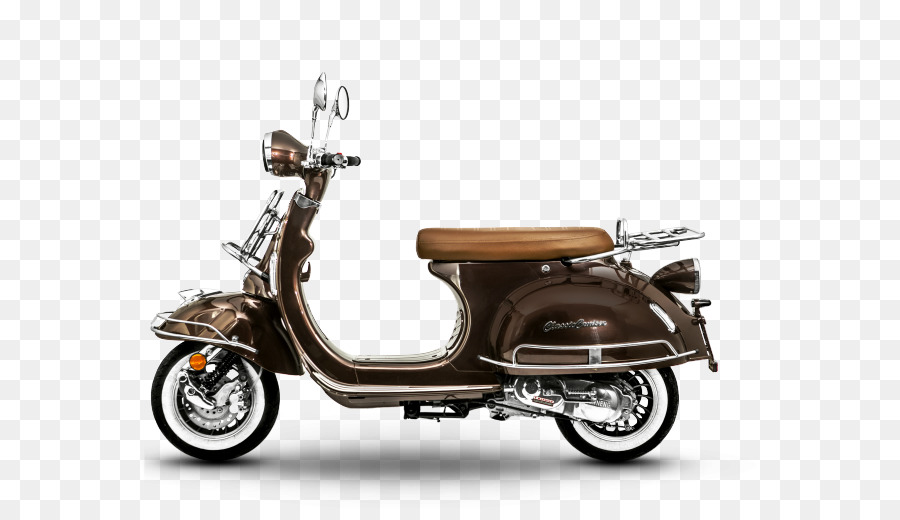 Vespa Marrón，Vehículo PNG