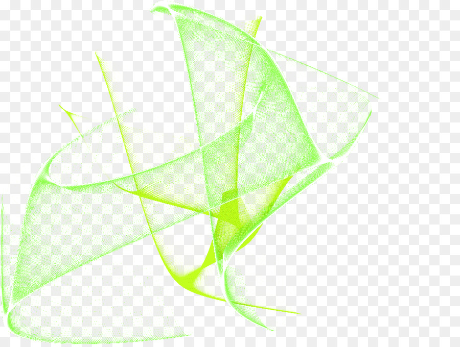 Olas Coloridas，Verde PNG