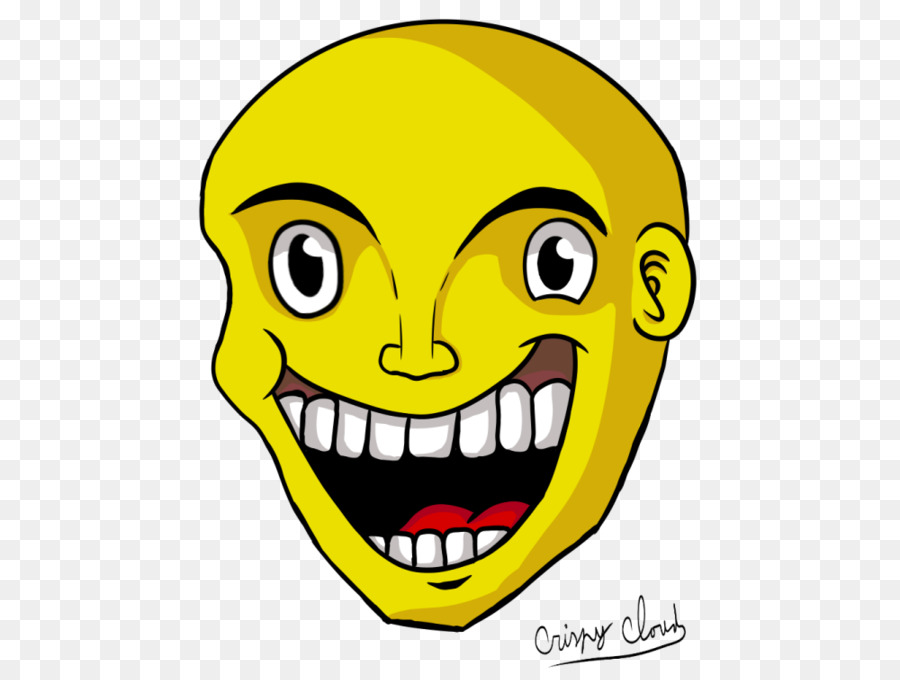 Cara Amarilla，Sonriente PNG