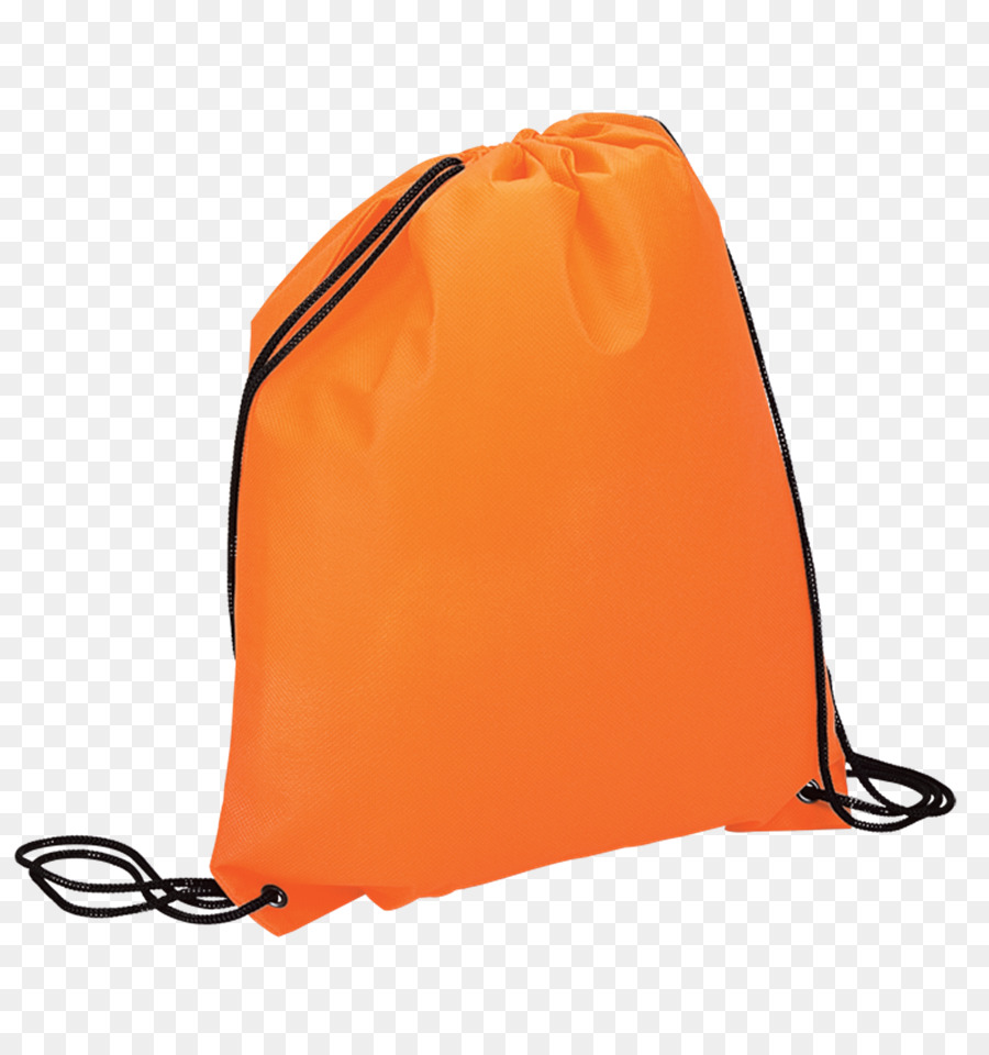 Bolsa Con Cordón，Naranja PNG