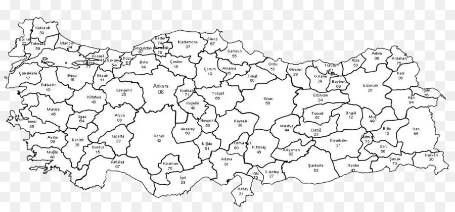 Mapa De Turquía，País PNG