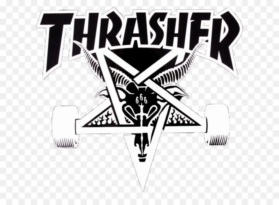 Thrasher，El Skateboarding PNG