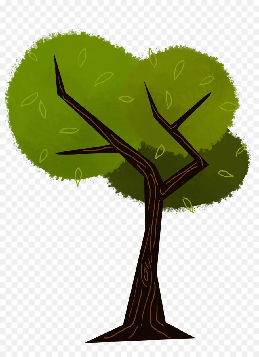 Árbol，Hojas PNG