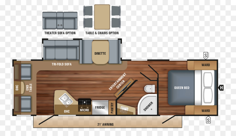 Plan De Piso，Caravana PNG