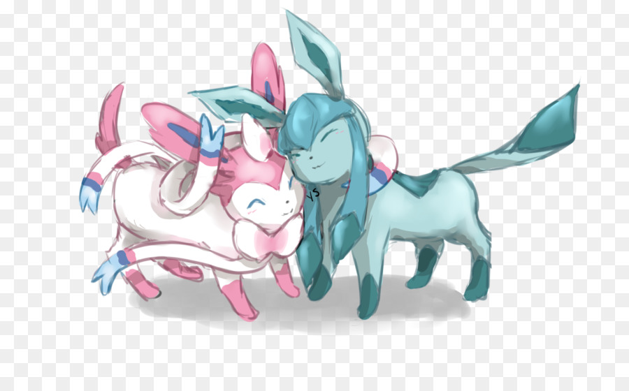 Sylveon Y Glaceon，Pokémon PNG