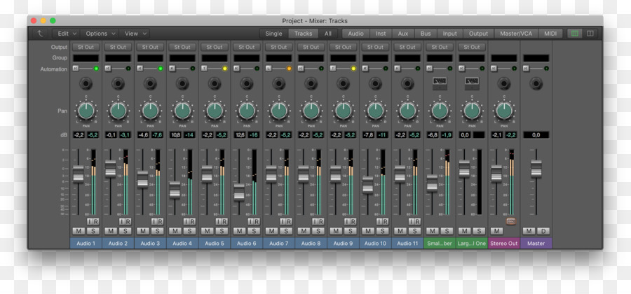 Mezcladores De Audio，Logic Pro PNG