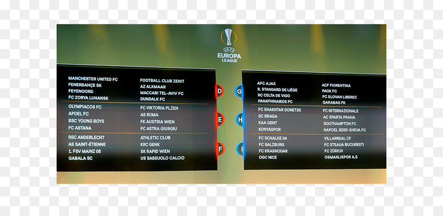 Europa，201718 De La Uefa Europa League En La Fase De Grupos PNG